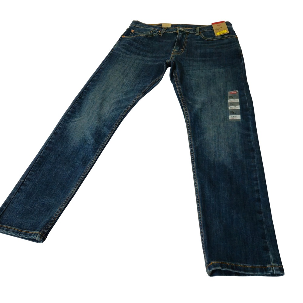 Levi's 512 Slim Taper Jeans Men 32x30 Blue Stretch Denim NWT